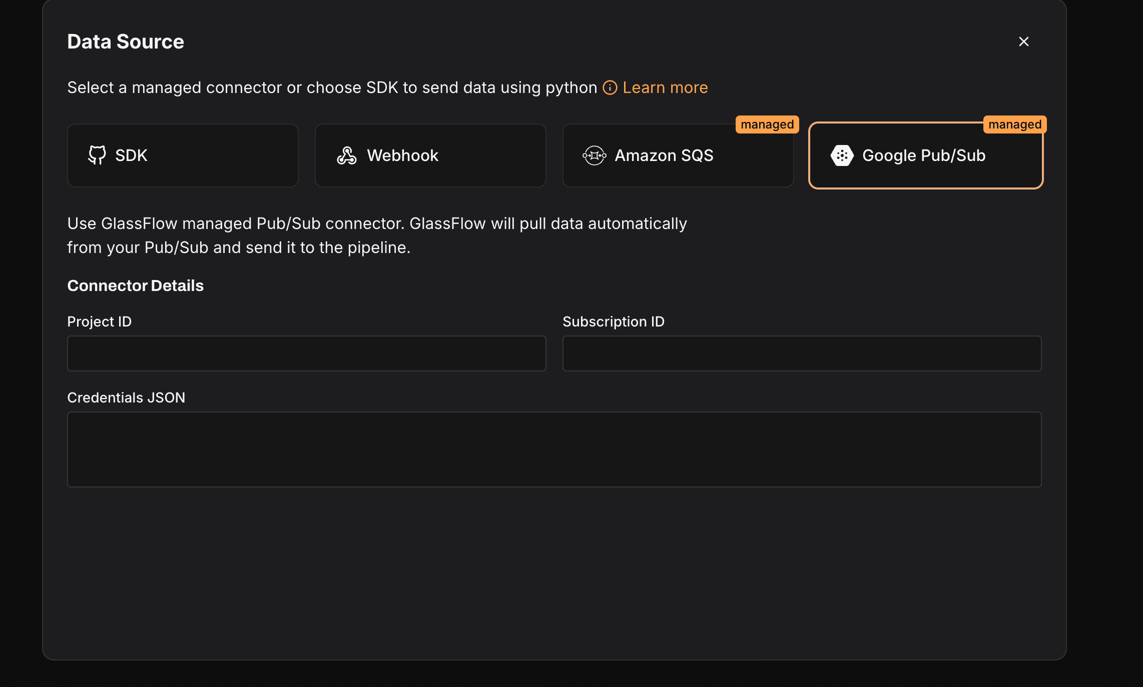 Integration screenshot