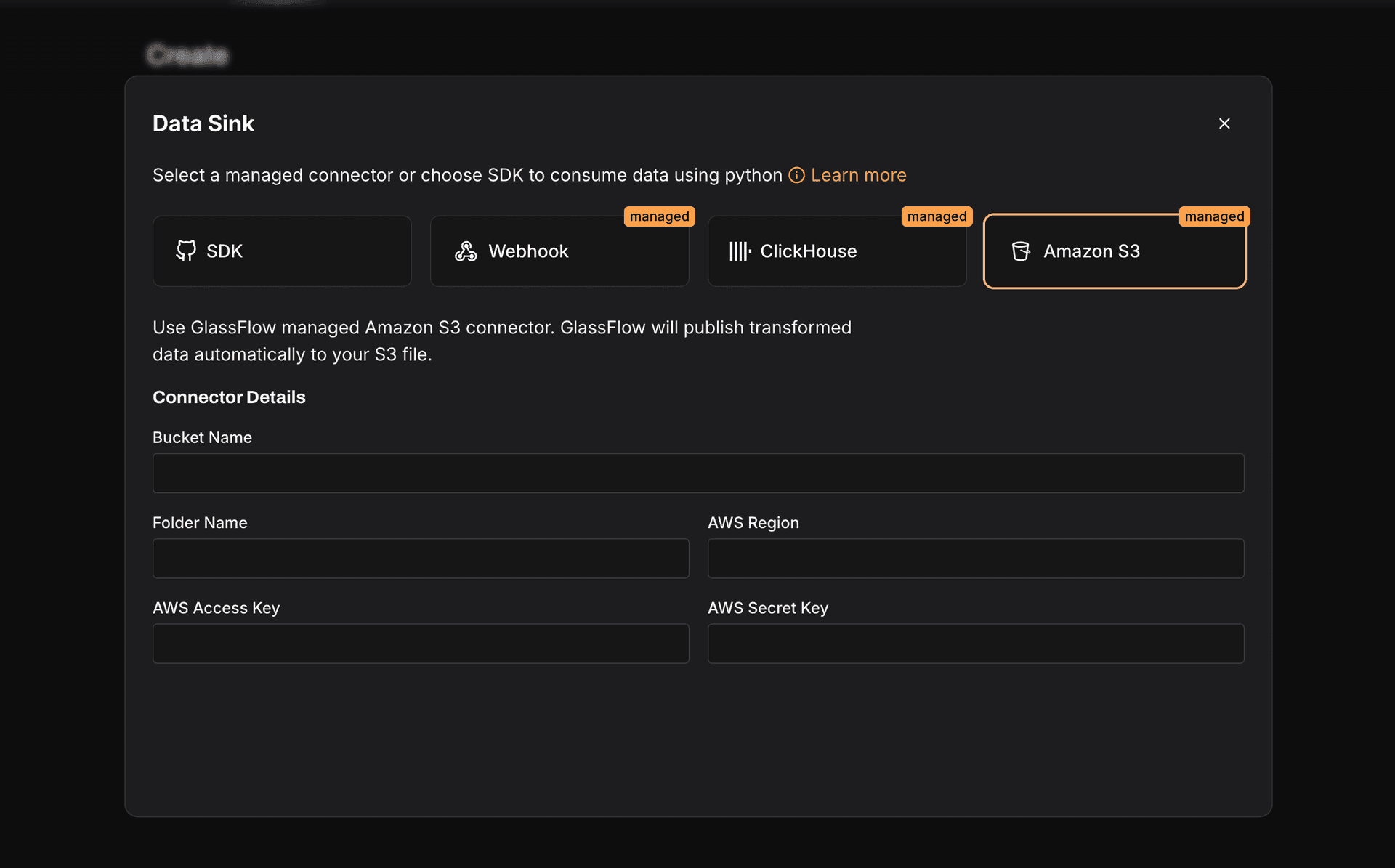 Integration screenshot