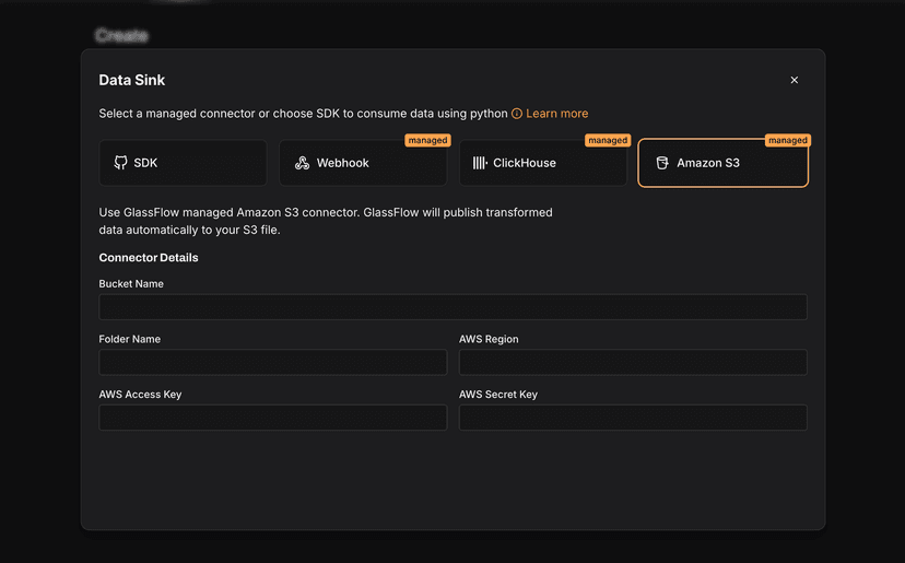 Integration screenshot