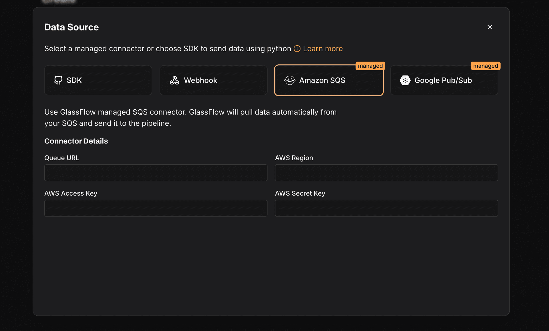 Integration screenshot